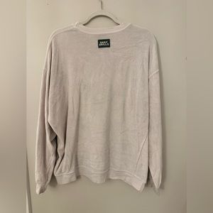 BABY PINK DAILY DRILLS TERRY SWEATSHIRT